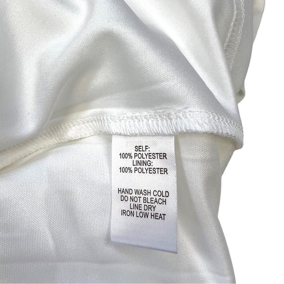 NWT Lulu's Heavenly Hues White Mini Dress Size S - Picture 5 of 9